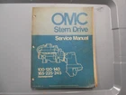 Vintage Oem Omc Stern Drive Factory Repair Service Manual 980249 Used. Price: $39.99.