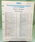 New Genuine Omc 394607-5 Five Mid-section Service Manual 1983. Price: $41.74.