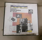 Used Force Outboard Service Manual 85-125HP Part # Ob 4217A, 4130. Price: $40.00.
