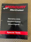 90-806737-2 Mercury Mercruiser Gasoline & Diesel Engines Special Tools Manual Used. Price: $5.50.