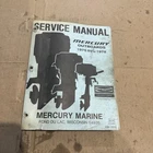 Oem Mercury Mariner Outboards 1975-1978 Service Manual C-90-75512 Boats Used. Price: $50.00.