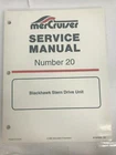 1992 Mercury Mercruiser 90-823228 Service Manual #20 Blackhawk Stern Drive Used. Price: $13.95.