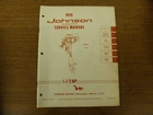 1970 P/n JM-7001 Johnson Outboard Service Manual 1/2 Hp Model 1R70 Used. Price: $29.99.