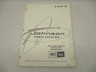 379274 1963 Johnson Sea-horse Outboard Parts Catalog 40 Hp RK-RKL-25D Electramat Used. Price: $14.95.