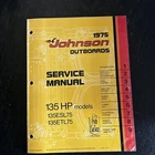 1975 Johnson Outboard Hp Service Manual P/n JM.7514 Models 135ESL75 135ETL75 Used. Price: $19.99.