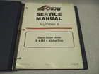 90-12934 585 Mercruiser Service Repair Manual 6 Stern Drive Units Mr Alpha Used. Price: $41.00.